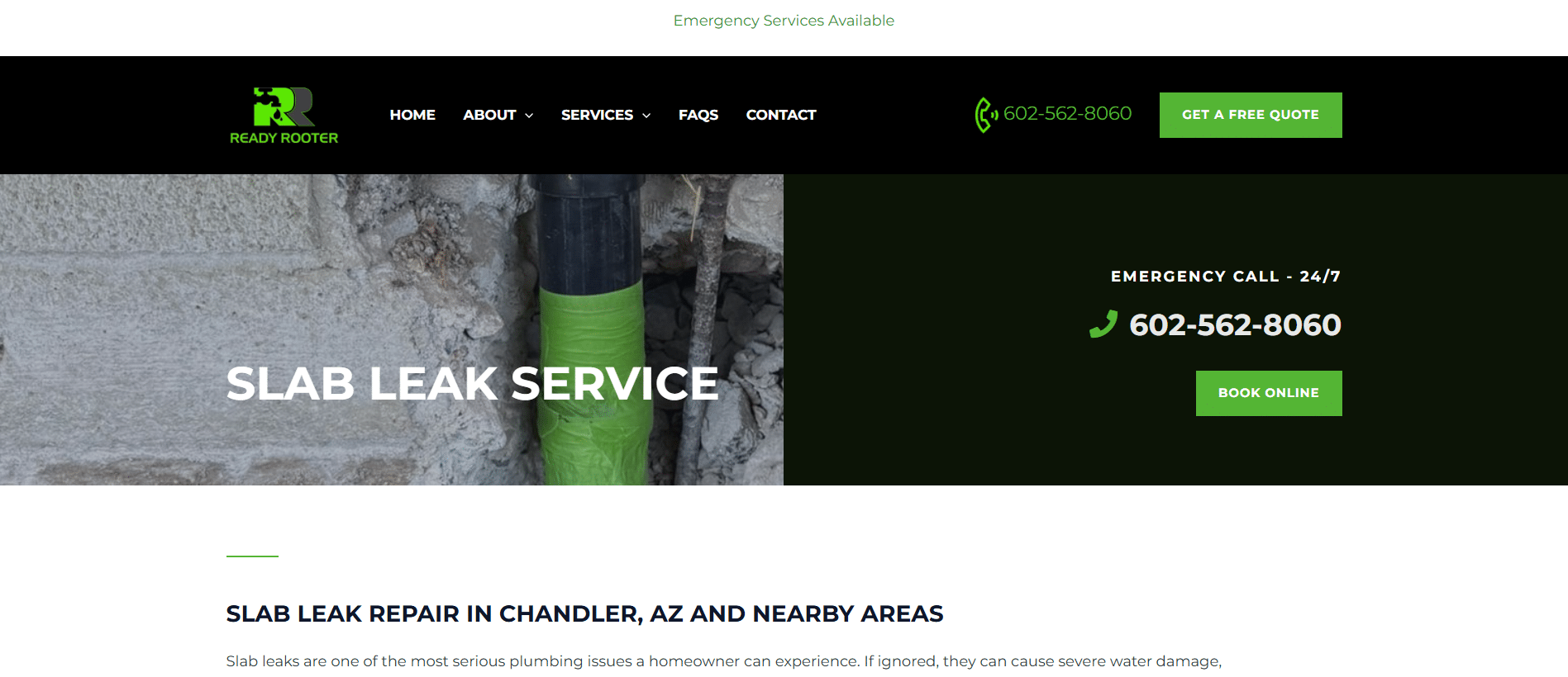 Reliable Slab Leak Repair Services in Chandler and Nearby Cities