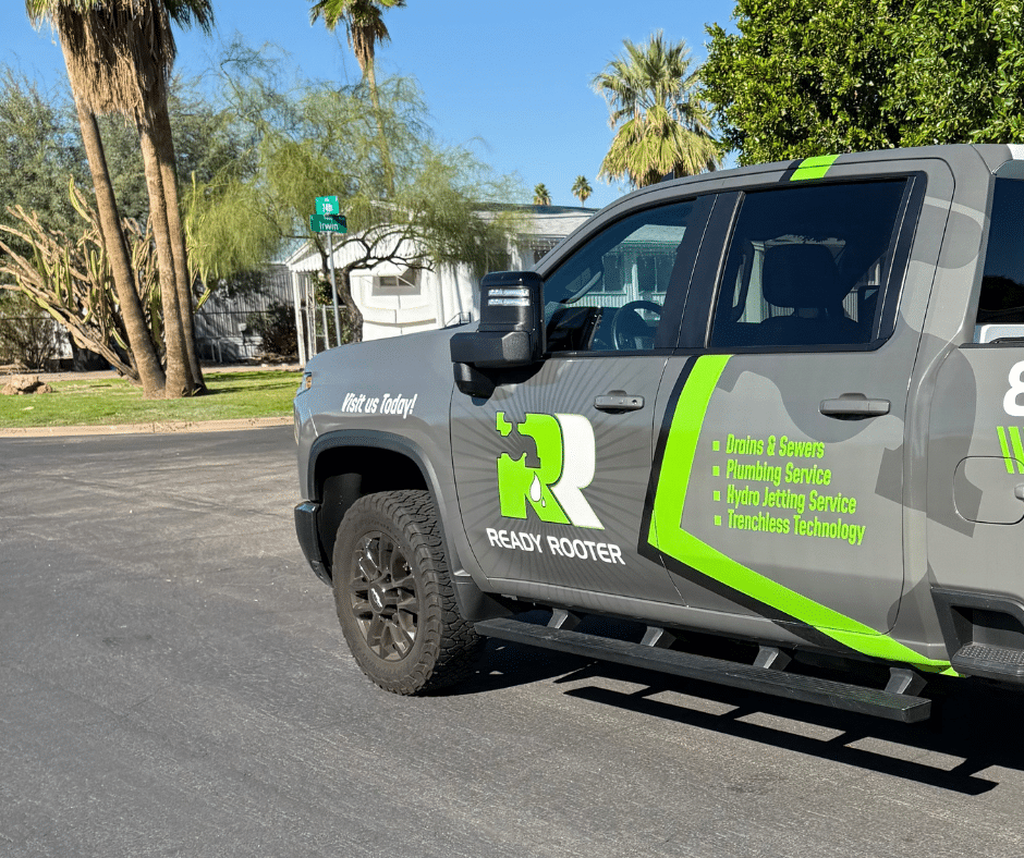 Ready Rooter Arizona repairing a main water line in Gilbert, AZ