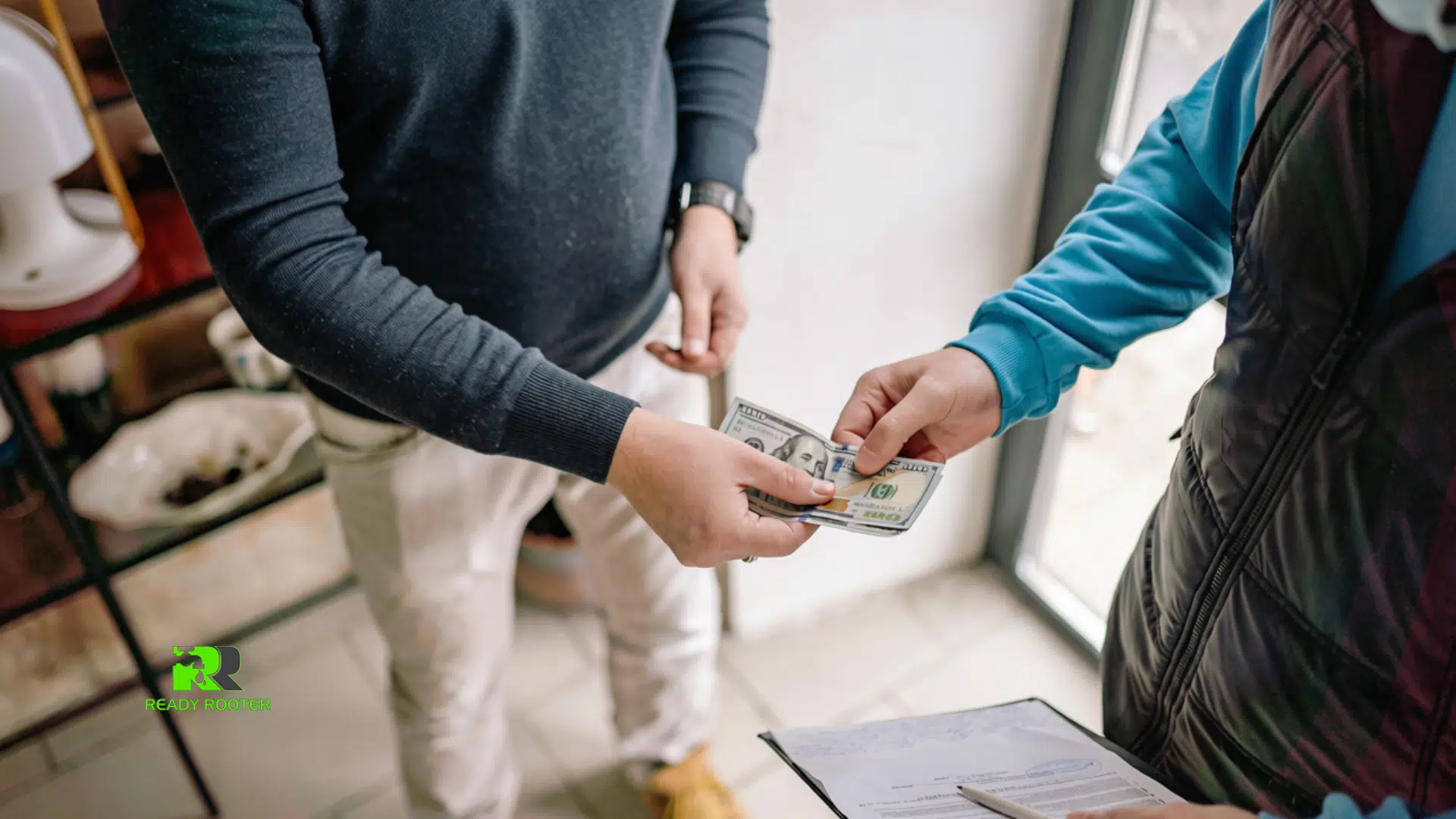 money exchange for plumbing service
